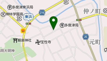 ホワイト急便 仲ノ町店の地図画像