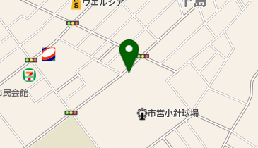 ホワイト急便 平島店の地図画像