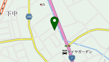 ホワイト急便 下中店の地図画像