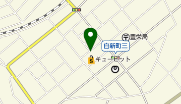 ホワイト急便 キューピット豊栄店の地図画像