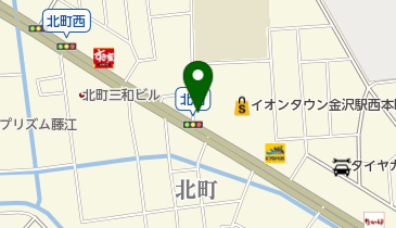 ホワイト急便 北町店の地図画像