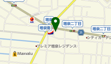 ホワイト急便 増泉店の地図画像