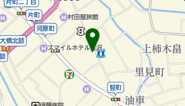 ホワイト急便 竪町店の地図画像