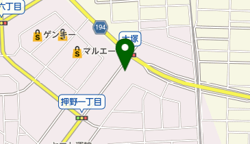 ホワイト急便 押野店の地図画像