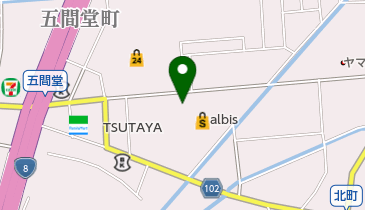 ホワイト急便 チューリップ(アルビス寺井)店の地図画像