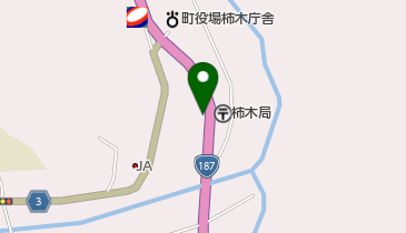 ホワイト急便 柿木店の地図画像