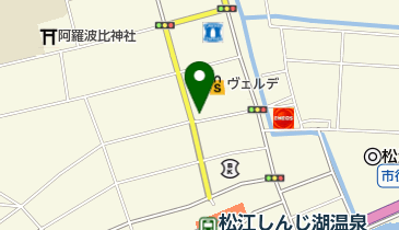 ホワイト急便 北松江店の地図画像