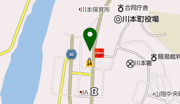 ホワイト急便 ピュア川本店の地図画像