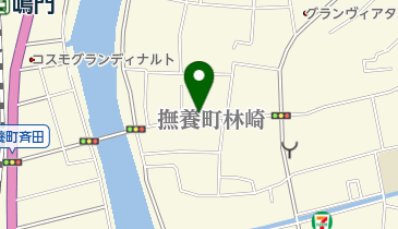 ホワイト急便 林崎店の地図画像
