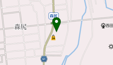 ホワイト急便 上市森尻店の地図画像