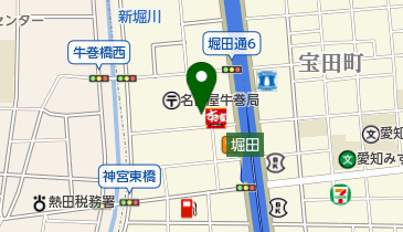 牛巻公園の地図画像