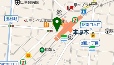やきとり家すみれ 本厚木店の地図画像