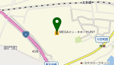 ヘアカラー専門店CASA COLOR(カーサカラー) MEGAドン・キホーテUNY 美濃加茂店の地図画像