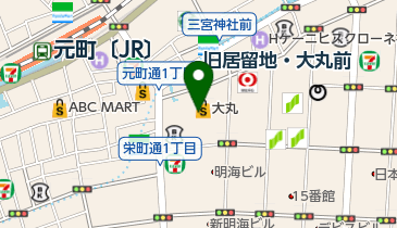 京樽 神戸大丸店の地図画像