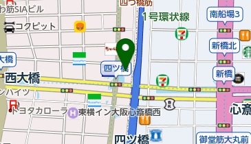 Shinsaibashi 4BG(シンサイバシ フォージービー)の地図画像
