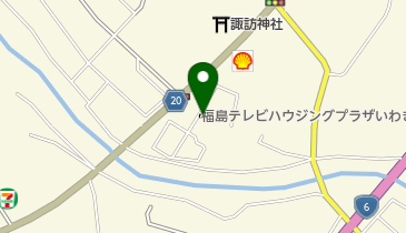 タマホーム いわき南店の地図画像