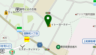 QBハウス(キュービーハウス) イトーヨーカドー国領店の地図画像