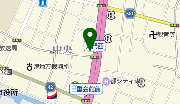 ホワイト急便 中央店の地図画像