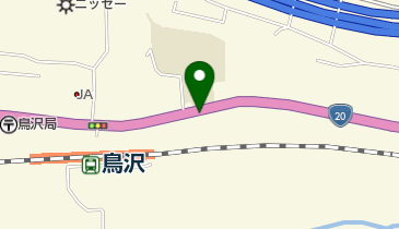 ホワイト急便 鳥沢店の地図画像