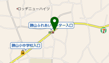 ホワイト急便 勝山店の地図画像