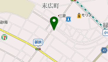 ホワイト急便 荒井店の地図画像