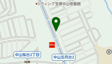 ホワイト急便 五月台店の地図画像