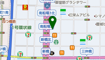 ミキモト 大阪心斎橋店の地図画像
