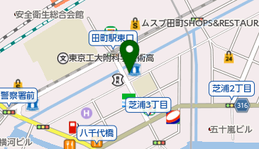 焼肉ZENIBA(ゼニバ) 田町店の地図画像