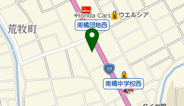 クスリのアオキ 荒牧店の地図画像