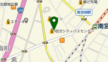 POWERHOUSE GYM MIYAZAKI JAPAN(パワーハウス ジム ミヤザキ ジャパン)の地図画像