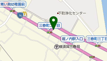 レイクALSA 横須賀三春自動契約コーナーの地図画像