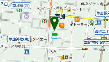 レイクALSA 草加自動契約コーナーの地図画像