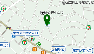 香十 荻窪店の地図画像