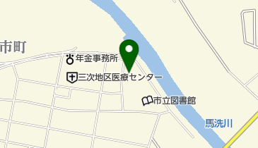 三次市生涯学習センターの地図画像