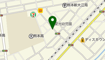 ホワイト急便 新大江1丁目店の地図画像