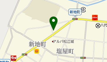 ホワイト急便 新地店の地図画像