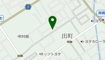 ホワイト急便 出町店の地図画像