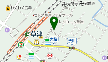 ホワイト急便 渋川店の地図画像