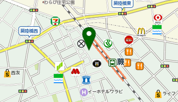 銀座コージーコーナー 蕨駅西口店の地図画像