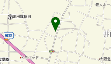 ホワイト急便 鉢塚店の地図画像