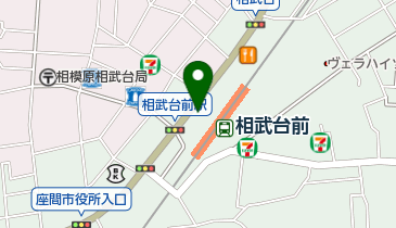 銀座コージーコーナー 小田急マルシェ相武台店の地図画像