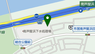 芦屋学園グラウンドの地図画像