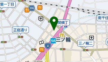 ルキナ三ノ輪店の地図画像