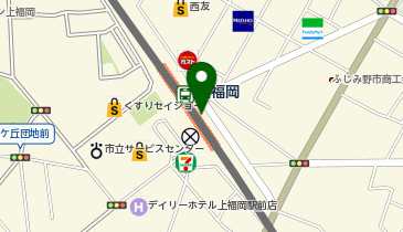 銀座コージーコーナー 東武上福岡店の地図画像