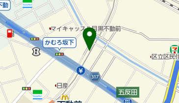 不動前保管所の地図画像
