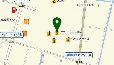 とり小屋 イオンモール高岡店の地図画像