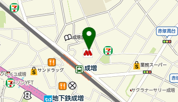 銀座コージーコーナー 西友成増店の地図画像