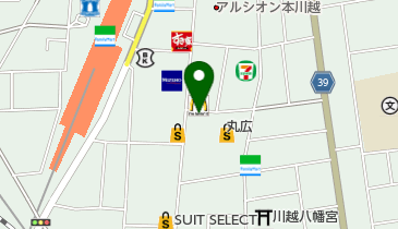 タカノフルーツパーラー 川越丸広店の地図画像