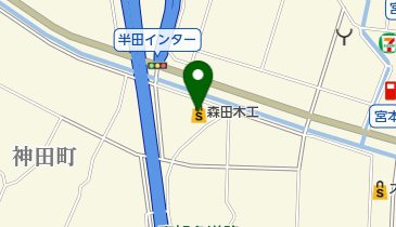 森田家具の地図画像