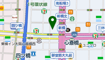 RIMOWA Store(リモワストア) 大阪心斎橋店の地図画像